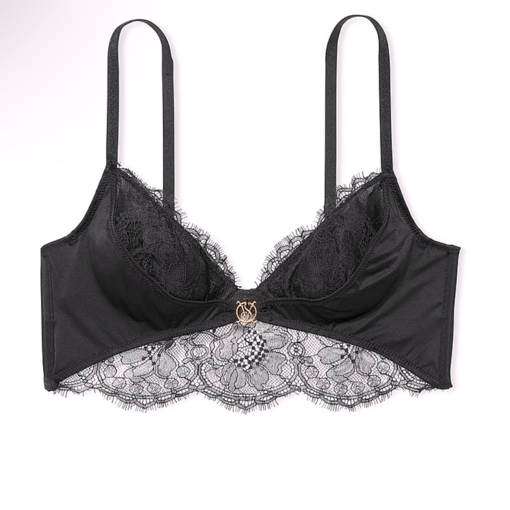 Victoria’s Secret very sexy logo hardware underline corset top